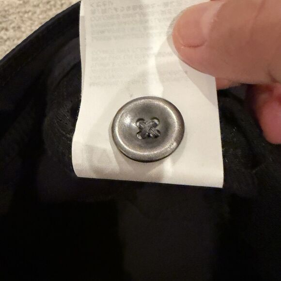 NEW prAna $95 BLACK HALLE  STRAIGHT PANT Women SZ 6 Reg Roll Tab Water Repel - Picture 10 of 16